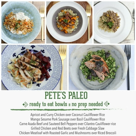 Pete's Paleo No Prep Organic Bowls, Bundle of 5