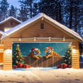 thumbnail image 4 of Bannière de Noël Festive pour Garage de Chevaux de Noël avec Couleurs Vives Design Festif Parfait pour les Amateurs de Voitures Garages à Domicile Matériau Durable Facile à Accrocher, 4 of 5