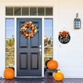 thumbnail image 2 of Viworld Fall Wreaths for Front Door Decor Hello Sign for Front Door Spring Summer Fall Wreath Farmhouse Wall Decor Wooden Rustic Door for Front Porch Welcome Home Sign Decor, 2 of 9