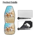 thumbnail image 5 of Yuyamidu 2 PCS Starfish Shell Car Seat Covers for Front Seat Cushion Beach Auto Seat Cover Seaside Car Bucket Seats Protective Covers Universal fit for SUV Sedan Van, 5 of 7