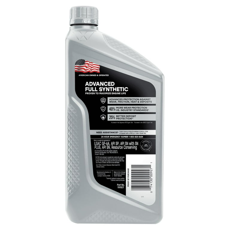 Valvoline 5w20 synthetic deals