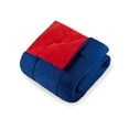 thumbnail image 6 of Urban Playground Kids and Teens Peyton Solid Blue 3-Piece Comforter Set, Full/Queen, 6 of 9