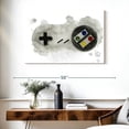 thumbnail image 3 of Elephant Stock Gamer Ii Wall Art - Horizontal Canvas Wall Art - Living Room Wall Decor - Pop Culture Canvas - Gray And White Decor By Grace Popp - 39" x 26", 3 of 8