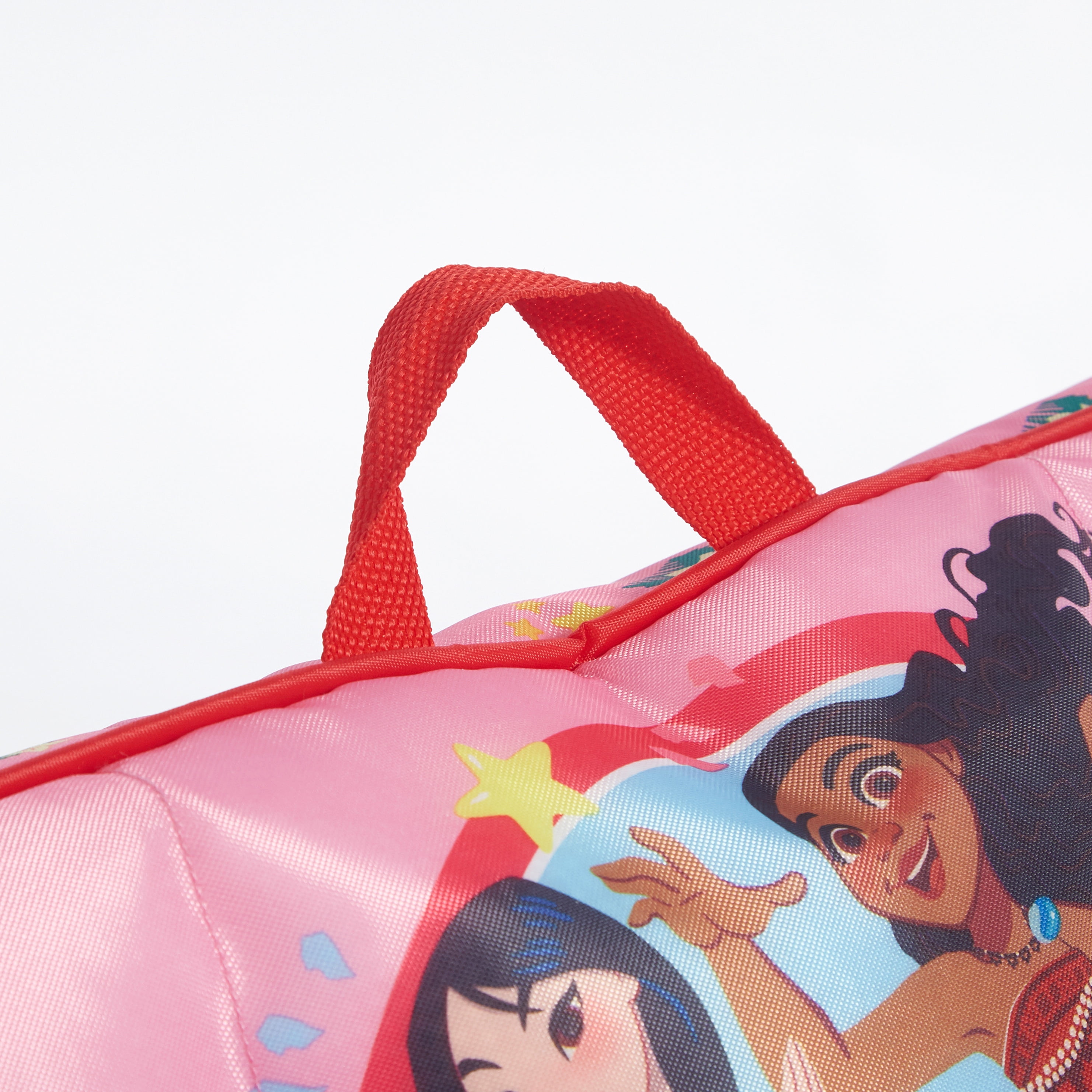 Disney Princess Soft Square Back Bean Bag Chair, Pink Polyester