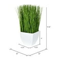 thumbnail image 3 of Vickerman 11.5" Artificial Green Potted Grass., 3 of 6