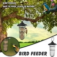 thumbnail image 2 of Penkiiy Outdoor Hanging Metal Windproof Ball Type Bird Feeder,Seed Feeder Wild Bird Feeders for Outside Hanging, 2 of 9