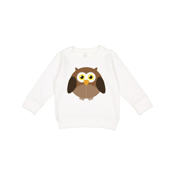 Inktastic Owl Fat Brown Toddler Sweatshirt