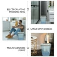 thumbnail image 4 of STRANDCHIC Large Capacity Plastic Wastebasket for Bathroom Kitchen and Office Use, 4 of 6