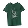 thumbnail image 4 of Camiseta para mujer Trajes de verano Camiseta básica para regalo del día de San Valentín de la calle Verde, 4 of 7