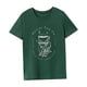 thumbnail image 4 of Camiseta para mujer Trajes de verano Camiseta básica para regalo del día de San Valentín de la calle Verde, 4 of 7