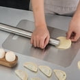 thumbnail image 4 of Limei Stainless Steel Rolling Pin Featuring a Non-Stick Surface Perfect for Making Pasta, Cookies, Ravioli and Pizza, 4 of 6