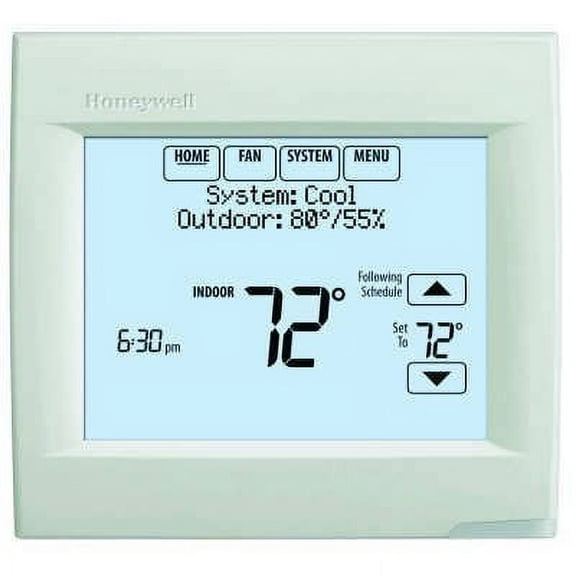 Honeywell Home Visionpro® 8000 Multistage Thermostat, White – TH8320R1003/U