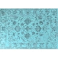 thumbnail image 1 of Ahgly Company Indoor Rectangle Oriental Light Blue Industrial Area Rugs, 6' x 9', 1 of 4