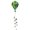Green, variant on Giaone Multifunctional Rotating Hot Air Balloon Wind Spinner for Various Outdoor Spaces Garden Balcony and Patios Enhancement