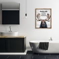 thumbnail image 2 of Stupell Industries Laundry Today Bare Caboose Tomorrow Quotes and Sayings Painting Brown Floater Framed Canvas Art Print Wall Art, 25 x 31, 2 of 9