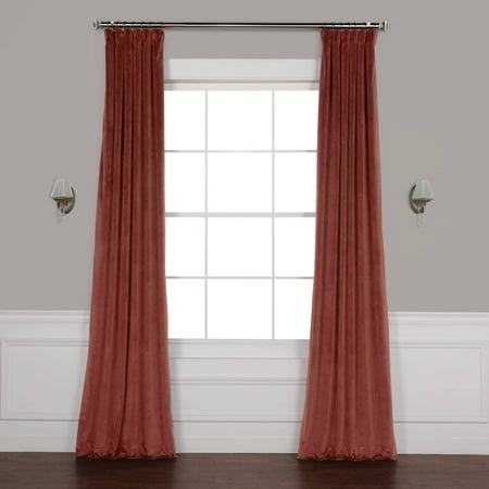 Velvet Drapery - Exclusive Fabrics Heritage Plush Velvet Single Curtain Panel
