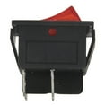 thumbnail image 5 of 2X Red Light 4 Pin DPST ON/OFF Snap in Rocker Switch 15A/250V 20A/125V AC 28x22mm,2 x Rocker Switch,Black& Red, 5 of 8