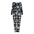 thumbnail image 4 of Disney Women’s Nightmare Before Christmas Union Suit with Hood, Sizes XS-3X, 4 of 5