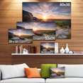 thumbnail image 3 of Stunning Sunrise over Countryside - Seashore Canvas Art Print, 3 of 4