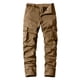 thumbnail image 1 of Pantalones tipo mono de poliéster y algodón para hombre - Cintura elástica - Liso - Diario/Trabajo - Todas las estaciones - Talla S-XXXL, 1 of 5