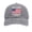 Grey, variant on Men's Baseball Cap Flag Embroidery Washed Adjustable USA Dad Hat Unisex Summer Beach Daily Outdoor Travel Hats Black
