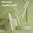 thumbnail image 2 of Visland Pet Comb Gentle Dog Detangling Comb Multifunctional Cat Hair Remover Pet Grooming Accessory Pet Supplies, 2 of 7