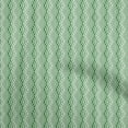 thumbnail image 1 of oneOone Viscose Jersey Green Fabric Geometric Quilting Supplies Print Sewing Fabric By The Yard 60 Inch Wide, 1 of 5