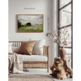 thumbnail image 7 of Drsoum 16x24in Framed Canvas Wall Art Vintage Classical Oil Painting The Vast Grassland Room Decor for Kitchen Bedroom Living Room - Natural Framed, 7 of 7
