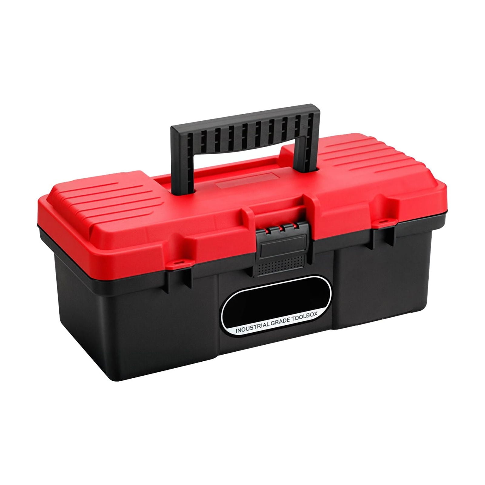 Plastic Tool Box Organizers Case with Top Handle for Common Repair Tool Garage Cleanup and Daily Home Maintenance Use