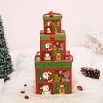 thumbnail image 4 of 3 Pcs Christmas Eve Gift Box Christmas Present Party Favor Gift Boxes, 4 of 5