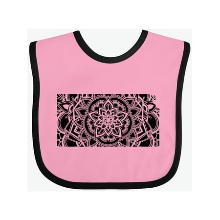 

Inktastic Kansas Silhouette Mandala Gift Baby Boy or Baby Girl Bib