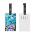 thumbnail image 5 of Daiia Corals and Tropical Fish Durable Luggage Tags with Secure Strap Travel ID Tags Suitcase ID Tags Bag Identification Tags - Easy Identification for Men and Women, 5 of 8