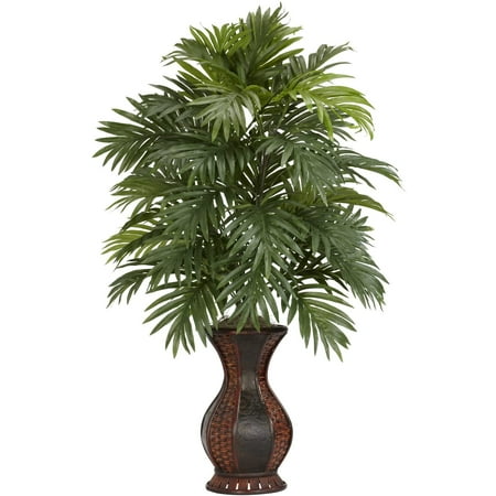 

HUIXIAN 6661 Areca Palm with Urn Silk Plant Green 35 x 12 x 12