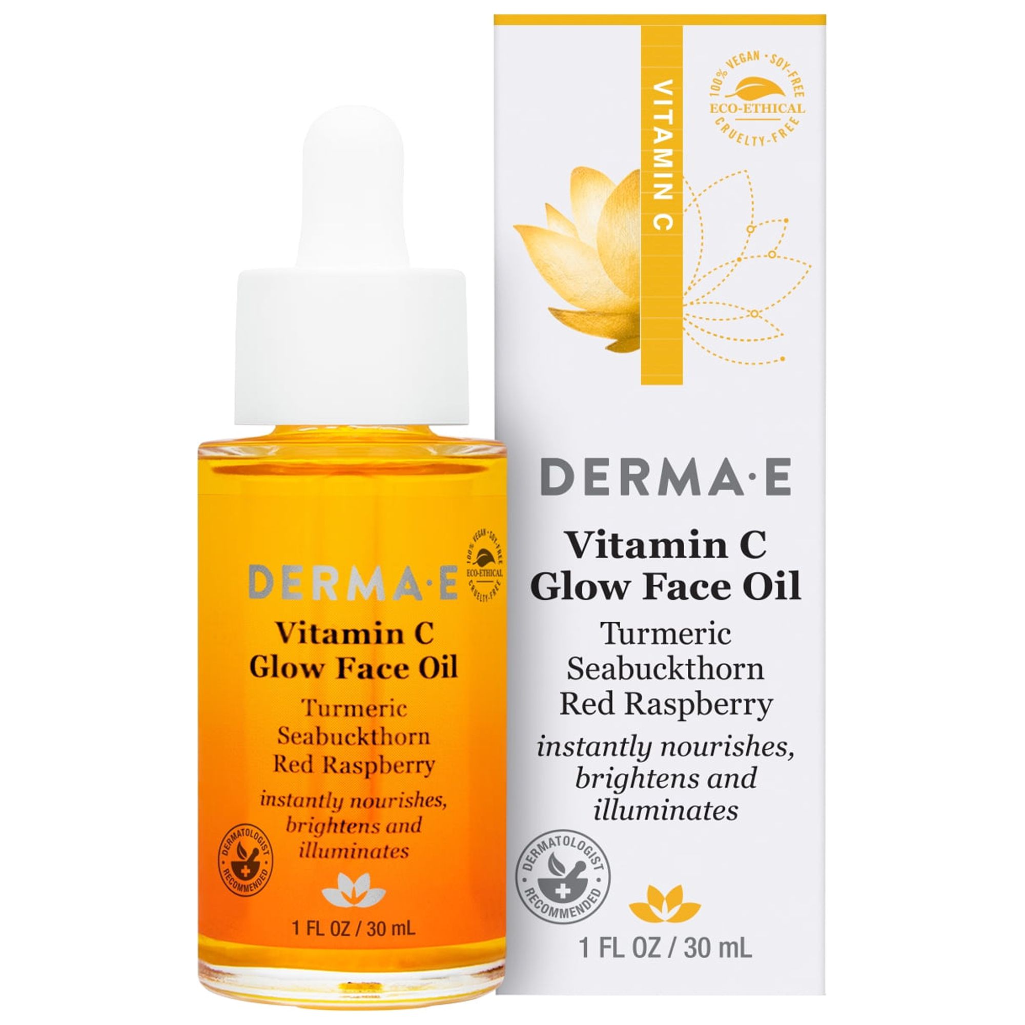 Derma E Vitamin C Glow Face Oil with Turmeric, 1 oz photo 2