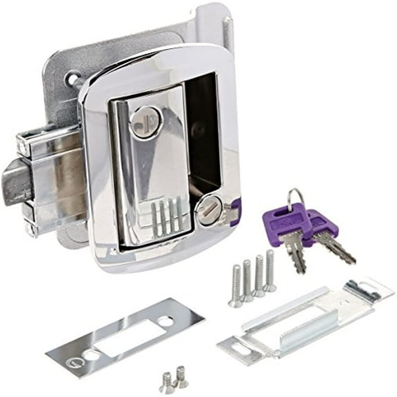 AP Products 013-572 Chrome Global Travel Trailer Entrance Lock Set