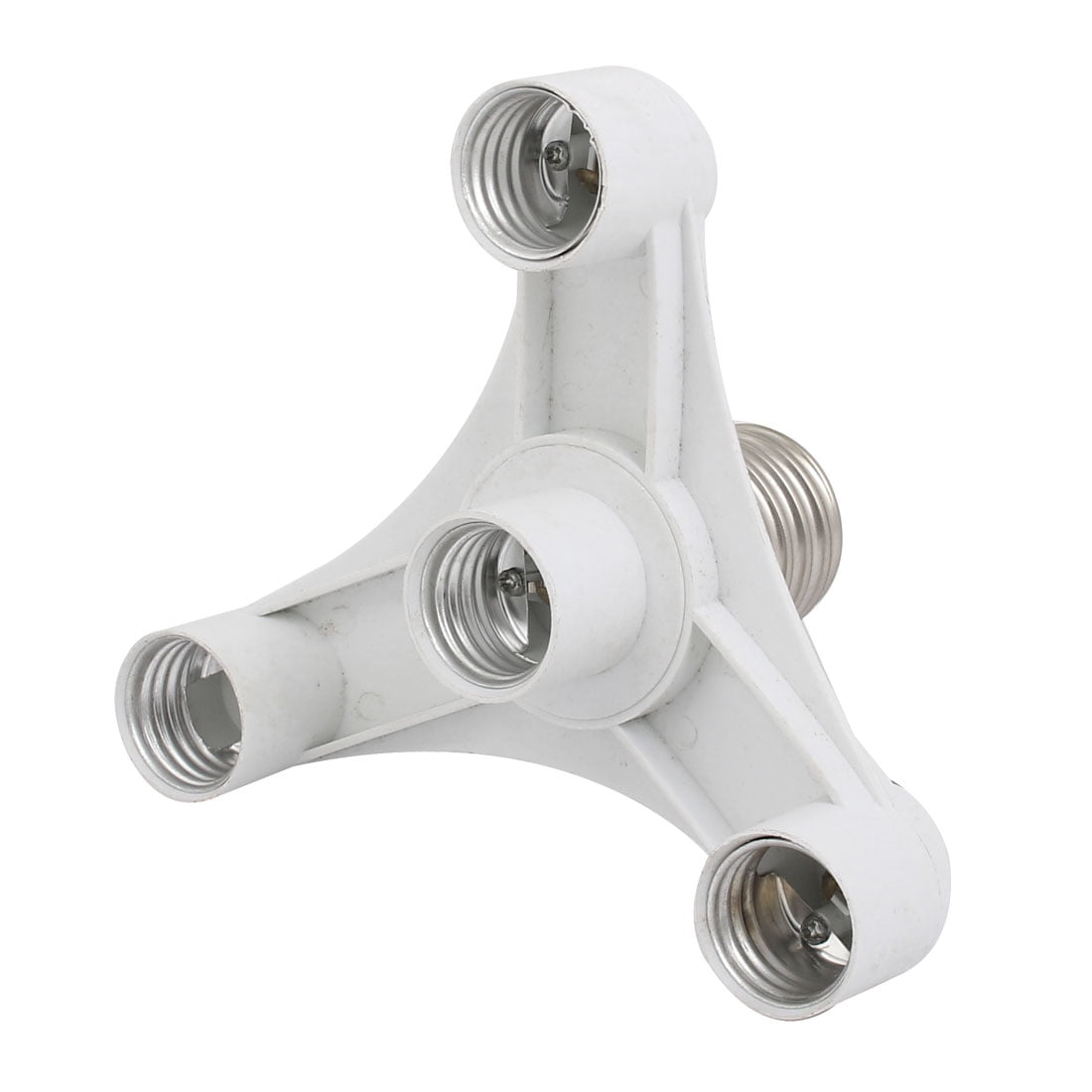 E40 to Four E27 Lamp Holder Converter Light Extender Adapter Socket