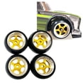 thumbnail image 3 of TISHITA 4x Rubber Tires for K969 K989 P929 Yellow, 3 of 8