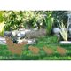 thumbnail image 3 of 4 piezas estacas de animales pollo familia estatua jardín silueta jardín, 3 of 8