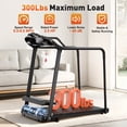 thumbnail image 5 of FYC Retro Walking Foldable Treadmill for Seniors with Incline Fitness Recovery with Side Rails, Reverse Walking Treadmill with Handrails, 300 lbs Capacity, 5 of 8