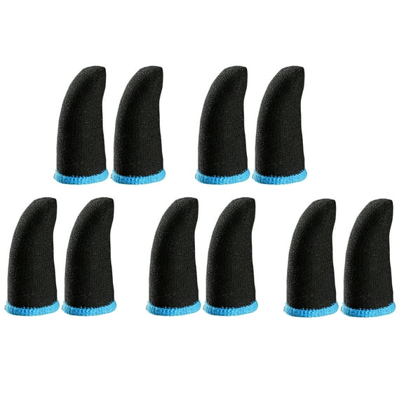 Necvior 5 Pair Gaming Glove Carbon Fiber nti-slip Gamer Finger Cover For Mobile Games