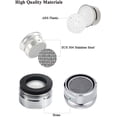 thumbnail image 4 of 6 Pack Faucet Aerator Bathroom Sink,Kitchen Faucet Aerator,Brass 15/16\\, 4 of 5