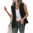 thumbnail image 5 of Mifelio Jackets for Women, Womens Vest Coat Casual Blazers Open Front Sleeveless Work Jackets Blazers Vest for Women Black L, 5 of 6