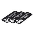 thumbnail image 2 of Signs ByLITA Front Desk Staff 1 x 3" Name Tag/Badge, Black, (3 Pack), 2 of 6