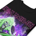 thumbnail image 2 of Iron Maiden Purple - Small Guitar Jumbo Print Unisex Sweatshirt - Black - Small, 2 of 5