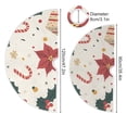 thumbnail image 5 of Yayeee Christmas Tree Skirt 47 inches for Xmas Tree Holiday Party Decoration, Beige Christmas Candy Canes, 5 of 6