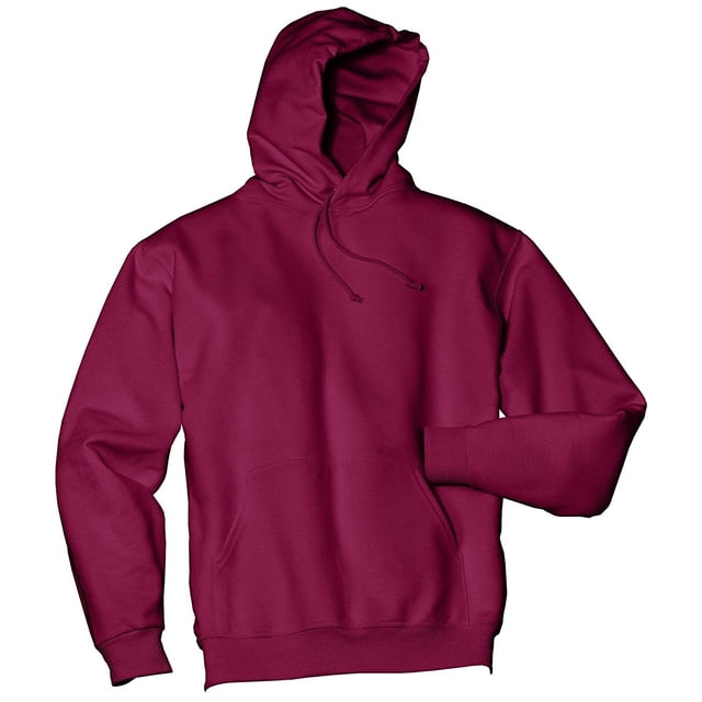 Jerzees adulto con capucha con capucha doble, cardenal, medio Jerzees Sudadera