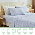 thumbnail image 3 of Gogreen 4PC Deep Pocket King Sheet Set Fit 14", Breathable Microfiber Super Soft King Size Sheet Set, Luxury Hotel Style Home Decor King Bed Sheet Set, Gift for Women, Men -, 3 of 13