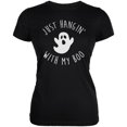thumbnail image 1 of Halloween Just Hangin With My Boo Ghost T-Shirt Doux pour Juniors, 1 of 1
