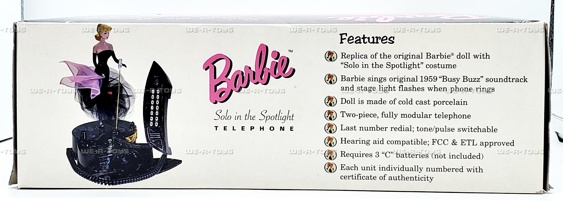 Barbie Doll Solo in the Spotlight Telephone 1995 Segan Telemania