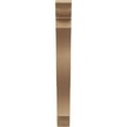 thumbnail image 2 of Ekena Millwork 5 1/2"W x 36"D x 48"H Funston Traditional Rough Cedar Woodgrain TimberThane Bracket, Primed Tan, 2 of 6